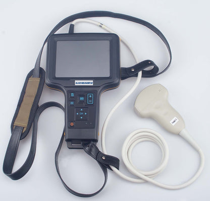 GDF-W2 Veterinary Ultrasound Scanner w/ 3.5MHz Convex Probe 5&quot; LCD for Sow Sheep Goat Alpaca Cat Dog