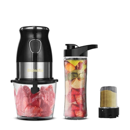 3-In-1 600ml Blender Mixer 25000rpm 900ml Electric Food Chopper 100ml Electric Coffee Grinder 500W