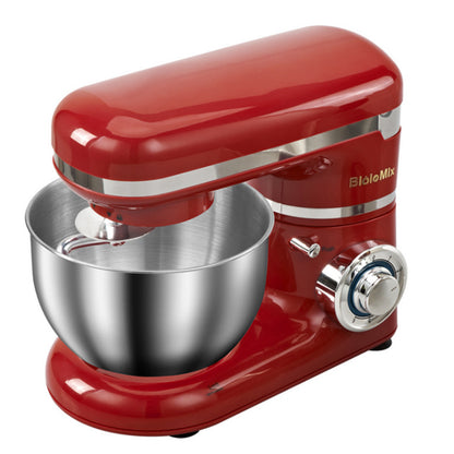 4L Electric Tilt-Heat Stand Mixer 1200W 6-Speed Stainless Steel Bowl w/ Dough Hook Whisk Flat Beater