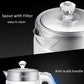 2200W 1.8L Electric Glass Kettle BPA-Free Tea Coffee Pot w/ LED Blue Light