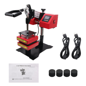 Manual Rosin Heat Press Machine Dual Temperature Controllers Heated Plates 4.7"x4.7"/12x12cm CK3815-1
