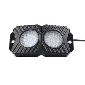 OL-19RGB08 8 Pod RGB LED Rock Lights Mobile Phone Bluetooth Control for Jeep Truck ATV SUV Car Boat