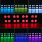 OL-19RGB08 8 Pod RGB LED Rock Lights Mobile Phone Bluetooth Control for Jeep Truck ATV SUV Car Boat