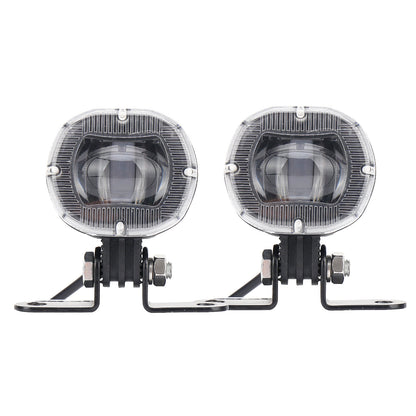 OL-19FL10 2pcs Forklift Safety Light 2.5 Inch Warehouse Safety Light 180° Adjustable LED Work Lamp