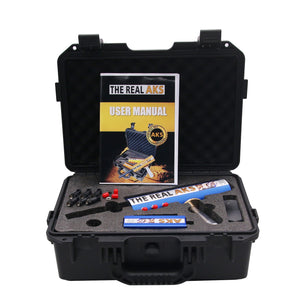 The Real AKS Gold Long Range Gold Detector 6 Antennas Plastic Case for Gold Silver Gem Diamond Blue