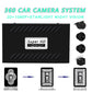 360 Degree Panoramic Driving Recorder 1080P HD 180° Wide Angle Cameras System DV360B