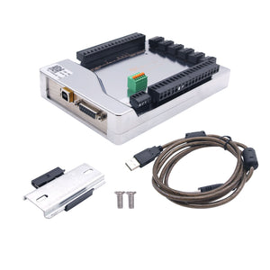 Mach3 USB CNC Motion Card 4-Axis Smooth Motion USB Breakout Board with Shell 750KHz