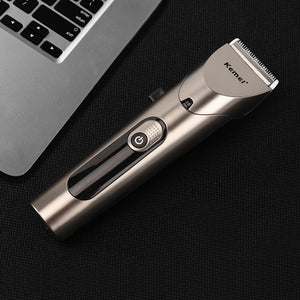 KM-1627 Electric Hair Trimmer Shaver Rechargeable Cordless Hair Clipper Kit