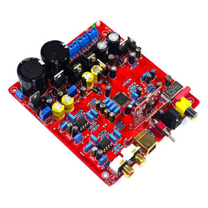 HiFi DAC Decoder Board YJ- AK4399+WM8805+PCM2706 Optical Fiber Coaxial USB Input