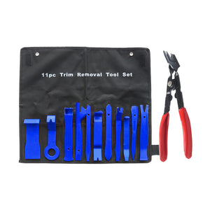 12pcs Car Trim Removal Tool Set Kit for Audio Stereo System Panel Dashboard Zip-Lock Bag Packing