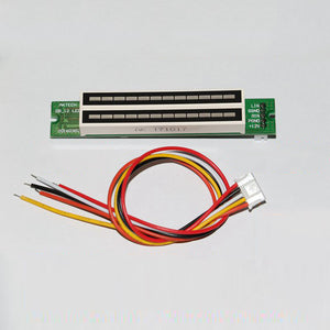 Dual 12-Level Audio Level Indicator Audio Level Display DC 7V-12V Finished for DIY