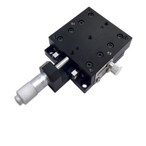 60x60mm X-Axis Manual Linear Stage Micrometer Linear Stage Accurate Position SEMX60-AC