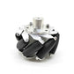 1pc 100mm/4&quot; Mecanum Wheel Aluminum Alloy Omini Wheel w/ Coupling for 8mm Hub Robot Car