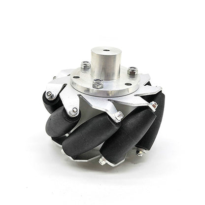 1pc 100mm/4" Mecanum Wheel Aluminum Alloy Omini Wheel w/ Coupling for 6mm Hub Robot Car