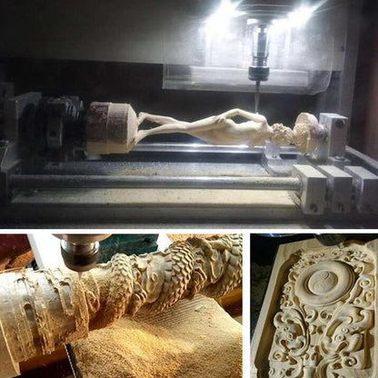 Router Engraver CNC Engraving Machine 400x300x100mm+CNC Controller Box 2018 3040-1.5kW Water Cooling