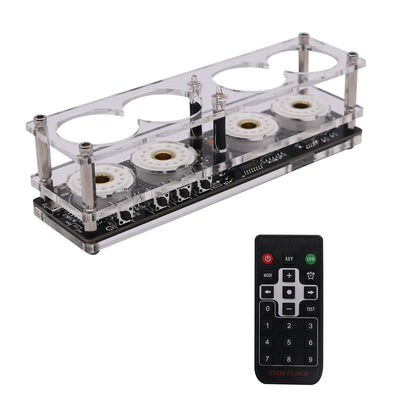 Nixie Tube Clock Advanced Version w/o Tubes Clear Acrylic Fits for QS30-1 SZ1-1 SZ3-1 SZ-8 Tubes