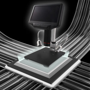 AD407 Andonstar Digital Microscope HDMI 270X 4MP 3D Effect Adjustable Stand Monitor 7&quot; Screen LEDs