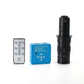 34MP Industrial Microscope Camera HDMI 180X 144LEDs 2K/1080P for HDMI Output 1080P for USB Output