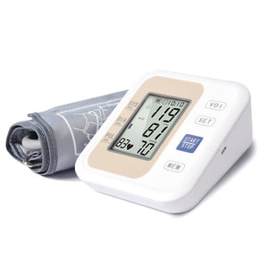 JZ-252A Automatic Blood Pressure Monitor Upper Arm w/ English Speed Broadcast 30° Tilt Angle