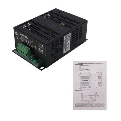 Genset Generator Battery Charger Intelligent Floating Charge BCC6A-12V/ BCC6A-24V