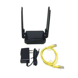 WE3826 2.4GHz 300Mbps Wireless Wifi Router 4 LAN Ports MT7620N Chip 8M+64M for Family Use
