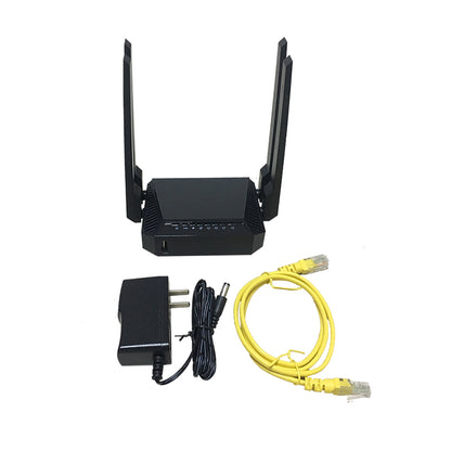WE3826 2.4GHz 300Mbps Wireless Wifi Router 4 LAN Ports MT7620N Chip 8M+64M for Family Use