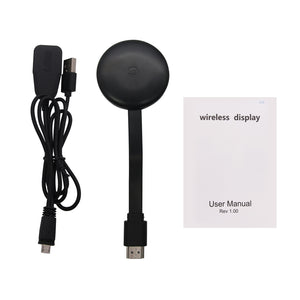 2.4G Chromecast 1080P HDMI HDR Streaming Mobile Wireless Player WiFi Apps