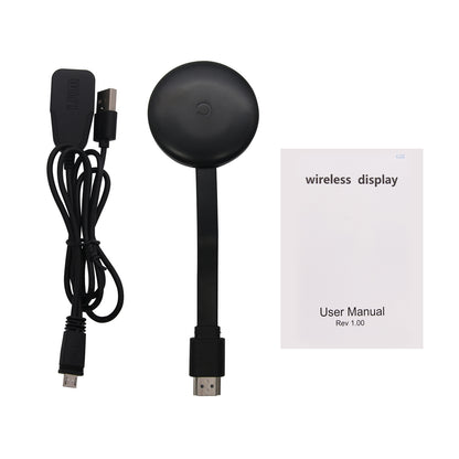 2.4G Chromecast 1080P HDMI HDR Streaming Mobile Wireless Player WiFi Apps