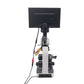 400X Blood Microscope Digital Microscope 5MP Pixel XSP116 + 9 Inch LCD Display + Aluminum Case