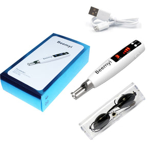 PM-102 Picosecond Laser Pen Rechargeable Tattoo Removal Laser Pen USB Port Red Light Version