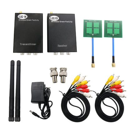 5.8G Transmitter and Receiver Wireless Audio Video System w/ 16 Communication Channel for Monitor RC