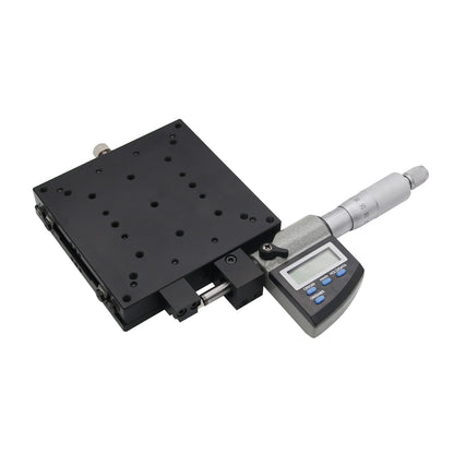 SEMX100-AS X-Axis Manual Linear Stage High Precision 100*100mm with Digital Micrometer LCD Display