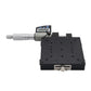 SEMX100-AS X-Axis Manual Linear Stage High Precision 100*100mm with Digital Micrometer LCD Display