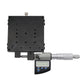 SEMX100-AS X-Axis Manual Linear Stage High Precision 100*100mm with Digital Micrometer LCD Display
