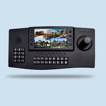 MY-C400 4D PTZ Joystick Controller PTZ Keyboard Controller CCTV 4CH w/ 7" TFT LCD for IP PTZ Camera