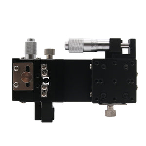 XYZ 3 Axis Manual Linear Stage Fine Tuning CNC Sliding Table Crossed Roller 40*40mm 2KG SEMXYZL40-AS