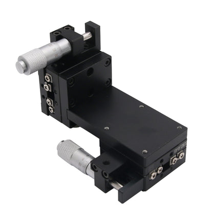 XZ Manual Linear Stage CNC Sliding Table Z Axis Lifting 40*40mm Stroke±6.5mm Load 2KG SEMXZL40-AS