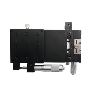 XZ Manual Linear Stage CNC Sliding Table Z Axis Lifting 80*80mm Stroke±12.5mm Load 6KG SEMXZL80-AS