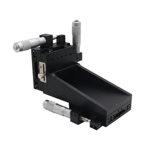 XZ Manual Linear Stage CNC Sliding Table Z Axis Lifting 80*80mm Stroke±12.5mm Load 6KG SEMXZL80-AS