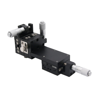 2 Axis Linear Stage XZ Manual Linear Stage CNC Sliding Table 40*40mm ±6.5mm Load 2KG SEMXZL40-ACR