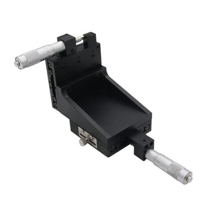 2 Axis Linear Stage XZ Manual Linear Stage CNC Sliding Table 80*80mm ±12.5mm Load 6KG SEMXZL80-ACR