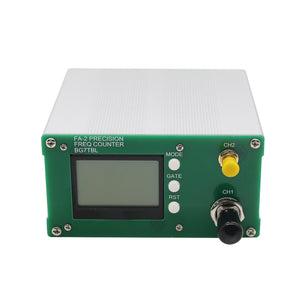 FA-2 1Hz-6GHz Frequency Counter Kit Frequency Meter Statistical Function 11 bits/sec + Power Adapter