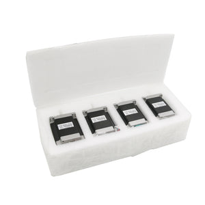 4pcs Nema 23 Stepper Motor 23HS8430 270oz.in 1.9NM Single Shaft 76mm 3A CNC Router Stepper Motor Kit
