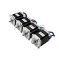 4pcs Nema 23 Stepper Motor 23HS8430 270oz.in 1.9NM Single Shaft 76mm 3A CNC Router Stepper Motor Kit
