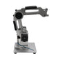 3-Axis Mechanical Robot Arm 3-DOF Robotic Arm + 3pcs 42 Gear Motors Aluminum Alloy 6061 Silver