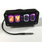 IN-12 Nixie Clock 4-Digit Nixie Tube Clock Time Date Temperature Auto Switching Finished