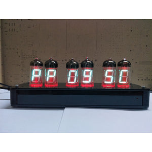 VFD Tube Clock VFD Clock 6-Digit Vacuum Fluorescent Display Clock DIY IV11 NB-11 Finished