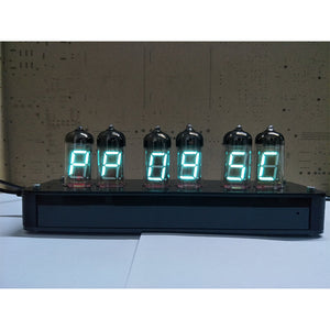 VFD Tube Clock VFD Clock 6-Digit Vacuum Fluorescent Display Clock DIY IV11 NB-11 Finished