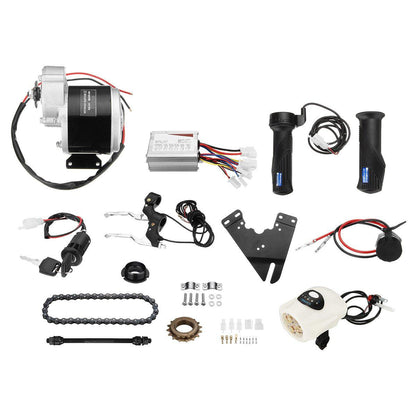 350W 24V Electric Bike Conversion Kit Scooter Motor Controller Kit for 22-28" Ordinary Bikes