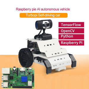 Smart Robot Car Kit TurboPi AI Programmable Robot Car w/ Main Board for Raspberry Pi 3B+ Unfinished